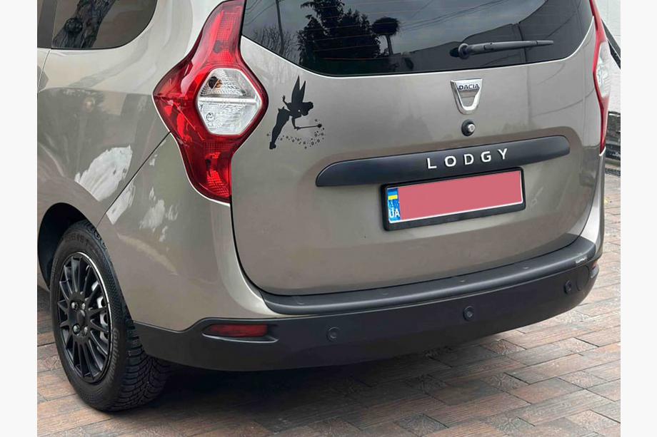 Renault Lodgy 2013-2022 Rear Bumper Protector EuroCap (ABS) Photo 2