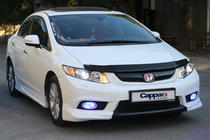 Honda Civic Sedan IX 2011-2016 Hood Deflector (EuroCap) photo 2