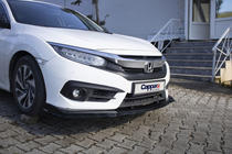 Honda Civic Sedan X 2016-2021 Front Lip V1 (black) photo 7