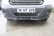 Ford Transit 2014- Front lip spoiler (2014-2019, ABS) photo 5