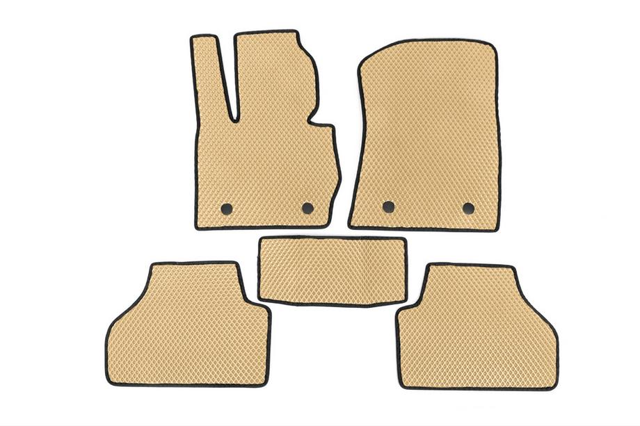 BMW X3 F25 2011-2018 EVA Floor Mats (Beige) Image