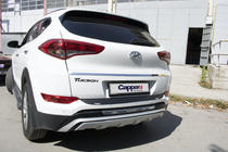 Hyundai Tucson TL 2016-2021 Rear Bumper Cover EuroCap 2016-2018 (ABS) photo 6
