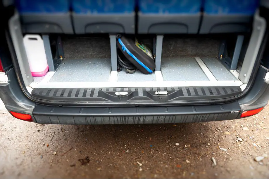 Volkswagen Crafter 2006-2016 Rear Bumper Protector EuroCap (ABS) Photo 1
