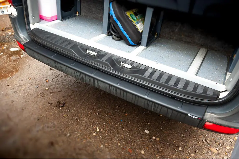 Volkswagen Crafter 2006-2016 Rear Bumper Protector EuroCap (ABS) Photo 2