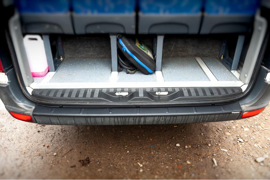Mercedes Sprinter W907/W910 2018- Rear Bumper Protector EuroCap (ABS) Image