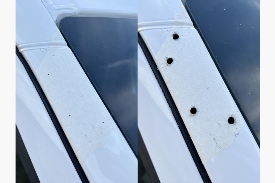 Mercedes Sprinter W907/W910 2018- Windshield Visor (black gloss, 5mm) Photo 7
