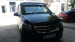 Mercedes Vito/V-class W447 2014- Windshield Visor (black gloss, 5mm) photo 4