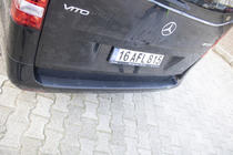 Mercedes Vito/V-class W447 2014- Rear Bumper Protector EuroCap (ABS) photo 8