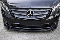 Mercedes Vito/V-class W447 2014- Front Lip Spoiler EuroCap (black) photo 1