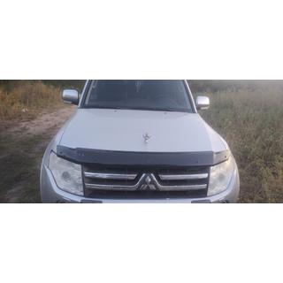 Hood Deflector (EuroCap) Mitsubishi Pajero Wagon IV 2006-2021 photo 3