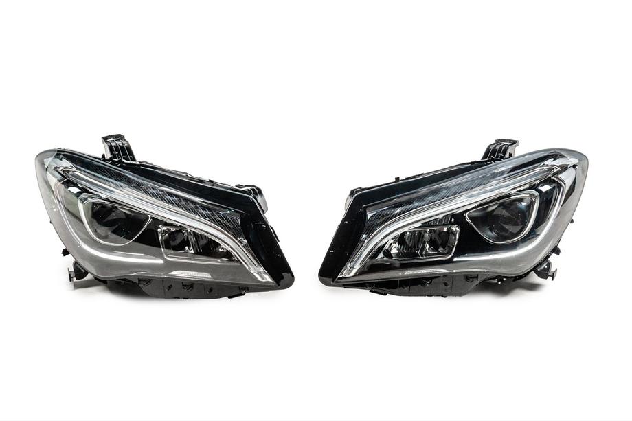 Mercedes CLA C117 2013-2019 Front headlights with LED (2 pcs) Photo 1