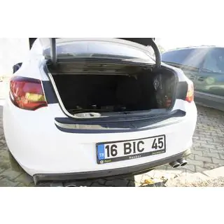 Rear Bumper Cover EuroCap (Sedan, ABS) Opel Astra J 2009-2015 photo 3