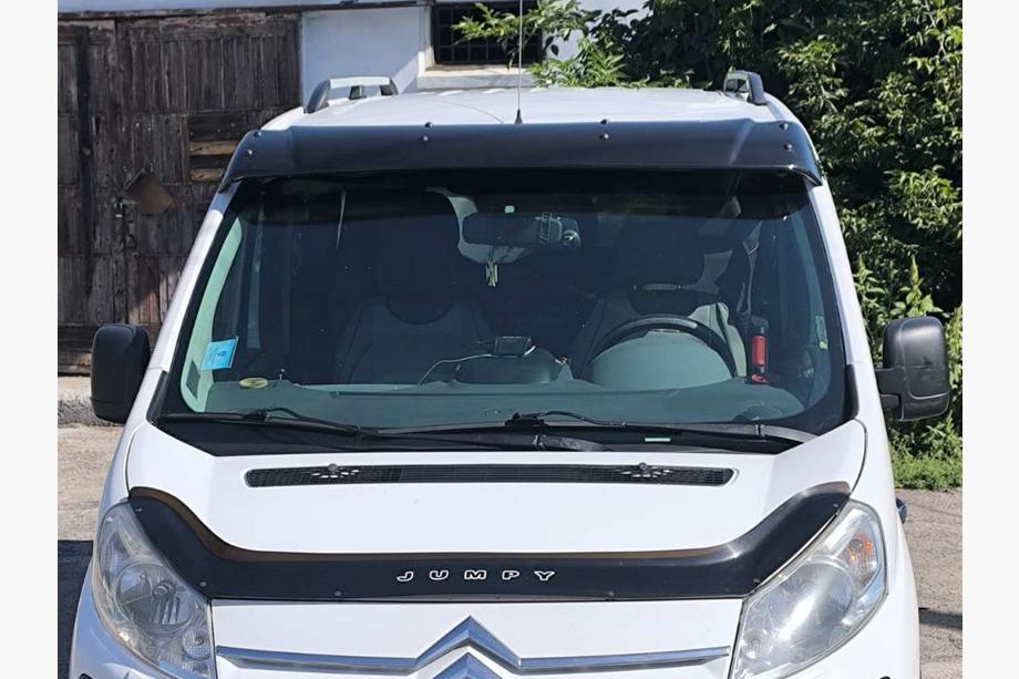 Fiat Scudo 2007-2015 Windshield Visor (black gloss, 5mm) Photo 8