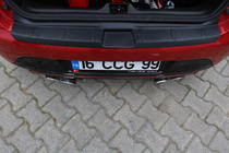 Renault Clio IV 2012-2019 Rear Bumper Protector EuroCap (ABS) photo 5