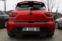 Renault Clio IV 2012-2019 Rear Bumper Protector EuroCap (ABS) photo 6