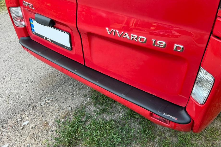 Opel Vivaro 2001–2015 Rear Bumper Protector EuroCap (ABS) Image