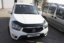 SsangYong Korando 2010-2019 Hood deflector EuroCap (for Korando Sports) photo 3