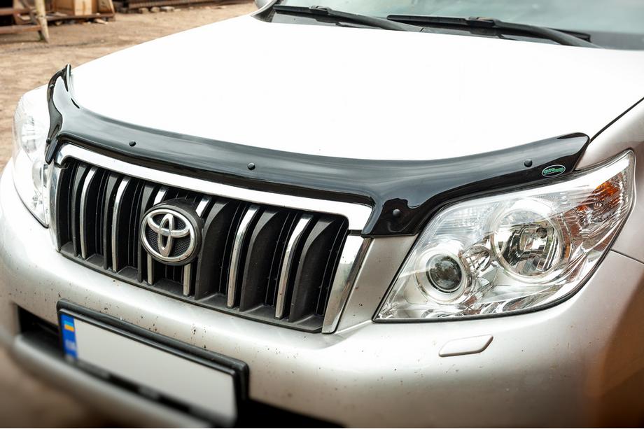 Toyota Land Cruiser Prado 150 2009-2023 Hood Deflector 2009-2013 (EuroCap) Photo 2