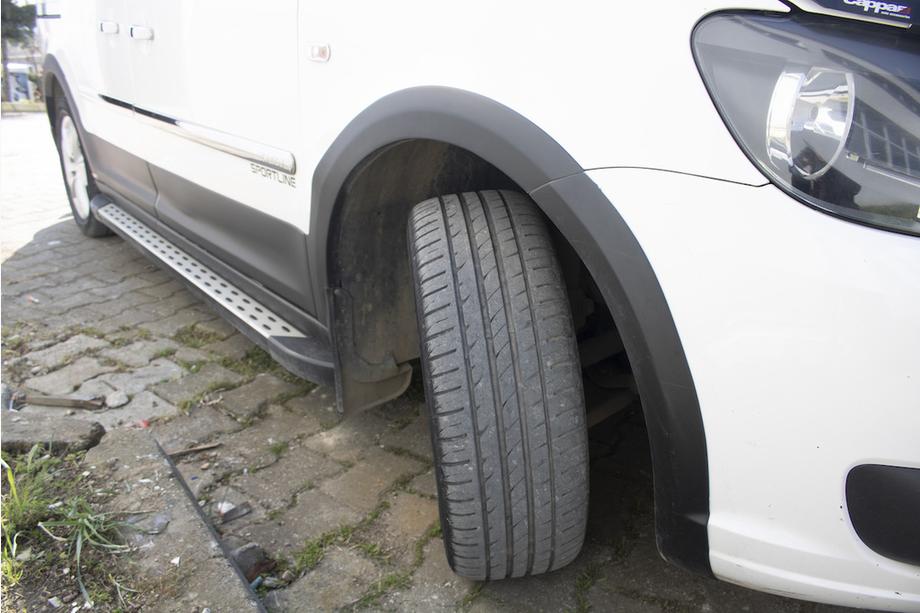Volkswagen Caddy 2015-2020 Set of moldings and fender flares 1 Door, Short Wheelbase Photo 16