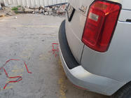 Volkswagen Caddy 2015-2020 Rear Bumper Protector EuroCap (ABS) photo 5