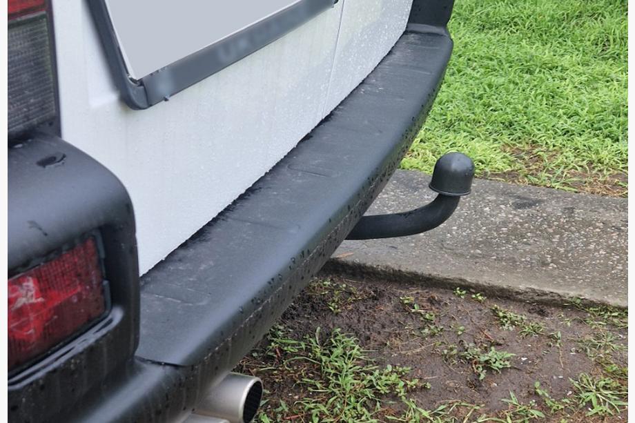 Volkswagen T4 Transporter 1990-2003 Rear Bumper Protector EuroCap (ABS) Photo 3