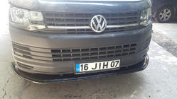 Volkswagen T6 2015-2024 Front lip 2015-2018 Standard (ABS) photo 4