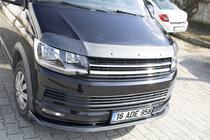 Volkswagen T6 2015-2024 Front lip carbon look 2015-2018 (ABS) photo 13
