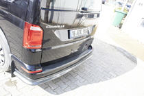 Volkswagen T6 2015-2024 Rear Bumper Cover EuroCap Carbon Look (ABS) photo 3