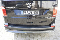 Volkswagen T6 2015-2024 Rear lip spoiler carbon look (ABS) photo 9
