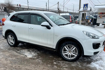 Porsche Cayenne 2010-2017 Window deflectors with chrome strip (4 pcs, HIC) photo 3