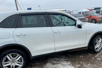 Porsche Cayenne 2010-2017 Window deflectors with chrome strip (4 pcs, HIC) photo 7