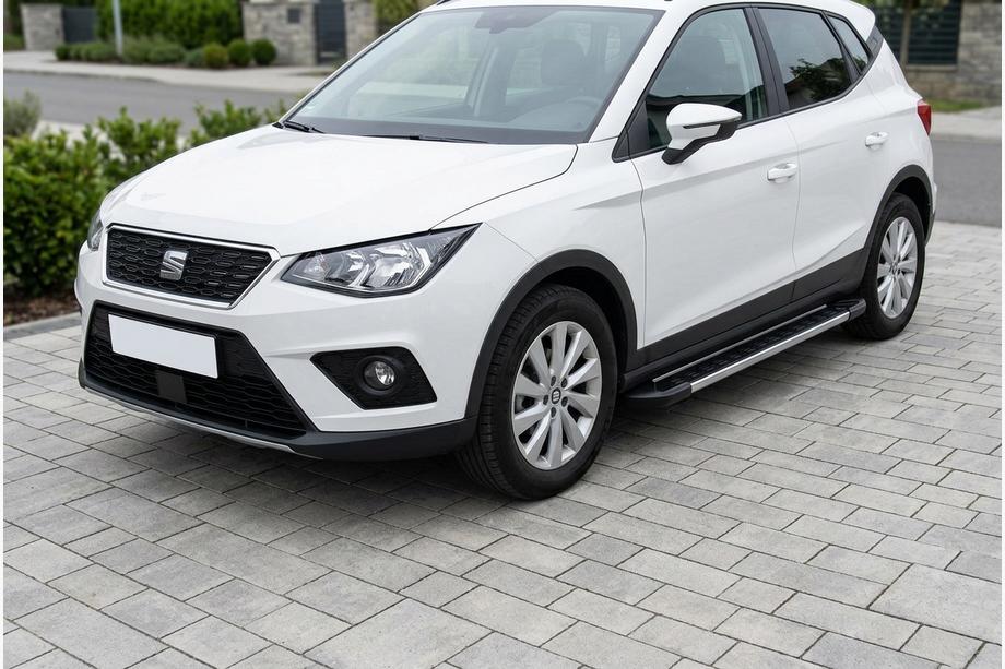 Seat Arona 2017- Side Steps RedLine Black (2 pcs, Aluminum) Image