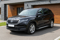 Skoda Kodiaq 2016-2023 Side Steps New Vision Black (2 pcs, Aluminum) photo 1