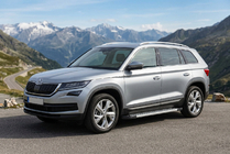 Skoda Kodiaq 2016-2023 Side Steps New Vision Grey (2 pcs, Aluminum) photo 1