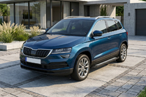 Skoda Karoq 2018- Side Steps New Vision Black (2 pcs, Aluminum) photo 1