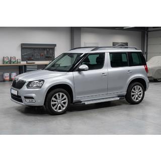 Side Steps New Vision Grey (2 pcs, Aluminum) Skoda Yeti 2009-2017 photo 1