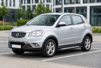 SsangYong Korando 2010-2019 Side Steps New Vision Black (2 pcs, Aluminum) photo 1