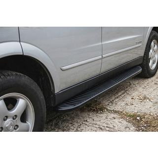 Side Steps Tayga Black (2 pcs, Aluminum) SsangYong Kyron 2005-2014 photo 1