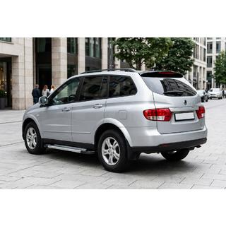 Side Steps New Vision Grey (2 pcs, Aluminum) SsangYong Kyron 2005-2014 photo 1