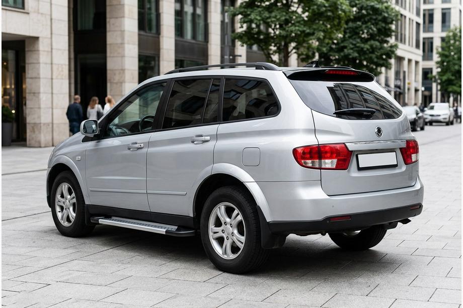 SsangYong Kyron 2005-2014 Side Steps New Vision Grey (2 pcs, Aluminum) Image