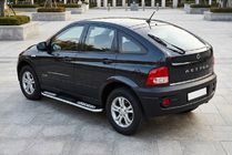 SsangYong Action 2005-2018 Side Steps Tayga V2 (2 pcs, Aluminum) photo 1