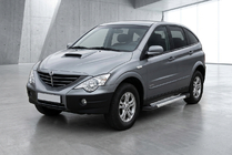 SsangYong Action 2005-2018 Side Steps New Vision Grey (2 pcs, Aluminum) photo 1