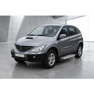 Side Steps New Vision Grey (2 pcs, Aluminum) SsangYong Action 2005-2018 photo 1