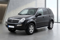 SsangYong Rexton I 2001-2017 Side Steps BlackLine (2 pcs, Aluminum) 2005-2012 photo 1