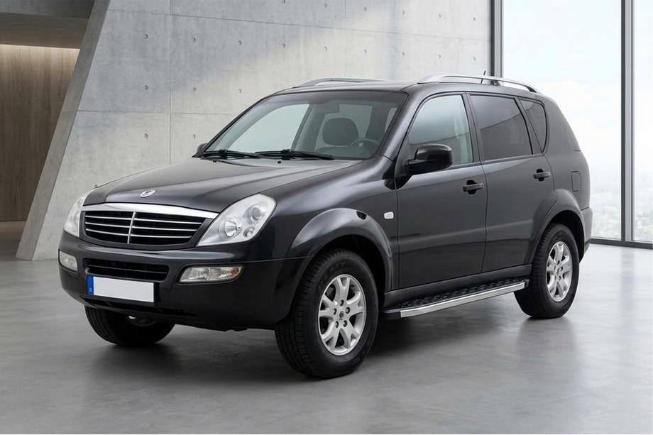 SsangYong Rexton I 2001-2017 Side Steps BlackLine (2 pcs, Aluminum) 2005-2012 Image