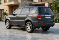 SsangYong Rexton I 2001-2017 Side Steps Tayga Black (2 pcs, Aluminum) 2012-2017 photo 1
