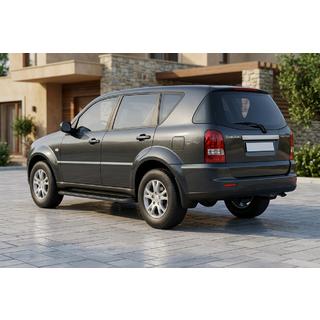 Side Steps Tayga Black (2 pcs, Aluminum) SsangYong Rexton I 2001-2017 photo 1