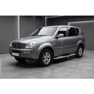 Side Steps Tayga V2 (2 pcs, Aluminum) SsangYong Rexton I 2001-2017 photo 1