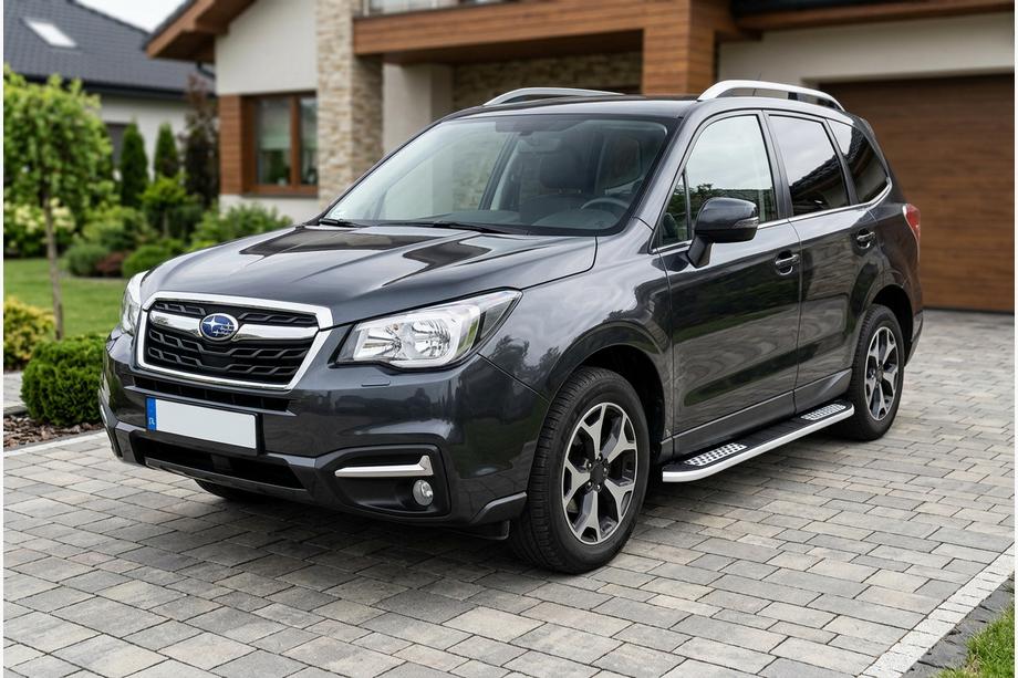 Subaru Forester 2013-2018 Side Steps Tayga V2 (2 pcs, Aluminum) Image