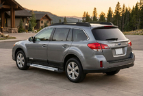 Subaru Outback 2009-2014 Side Steps New Vision Grey (2 pcs, Aluminum) photo 1